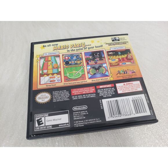NO GAME‎ Case and Manual Only Mario Party DS Nintendo DS Authentic - Picture 5 of 7